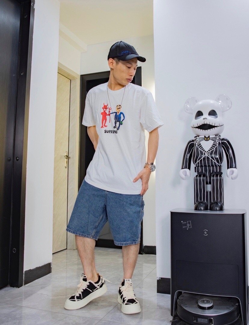 Supreme Business Devil Graphic T-Shirt
