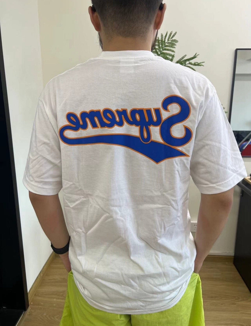 Supreme Backwards Graphic Short-Sleeve T-Shirt
