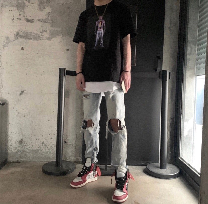 Supreme Tupac Hologram Graphic Short-Sleeve T-Shirt
