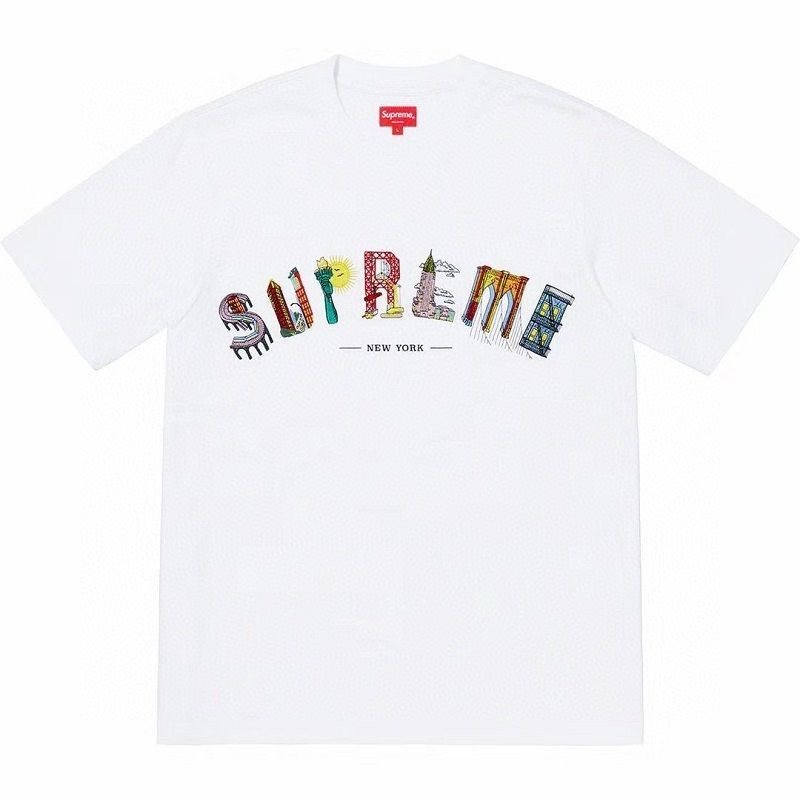 Supreme Multicolor Wordmark Short-Sleeve T-Shirt