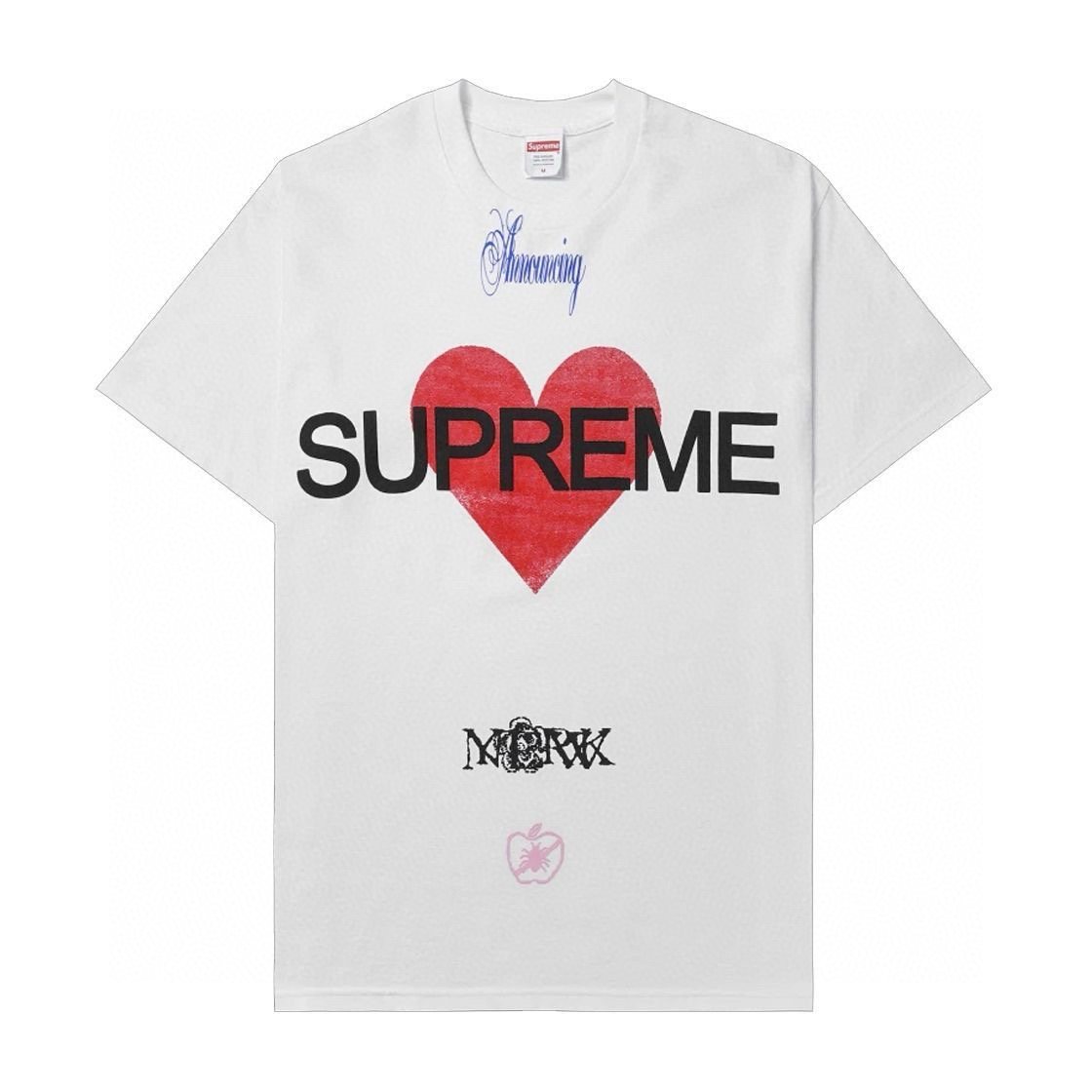 Supreme Heart Graphic Short-Sleeve T-Shirt