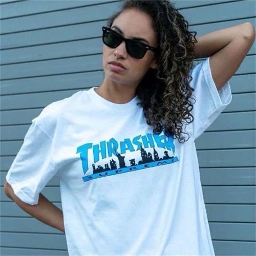 Supreme Thrasher Skyline Graphic T-Shirt