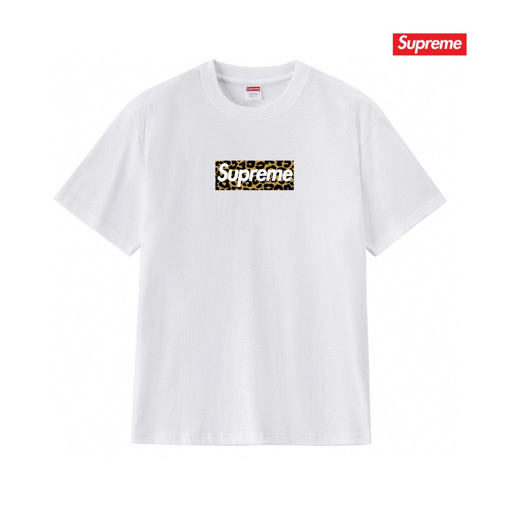 Supreme Shanghai Leopard Graphic T-Shirt