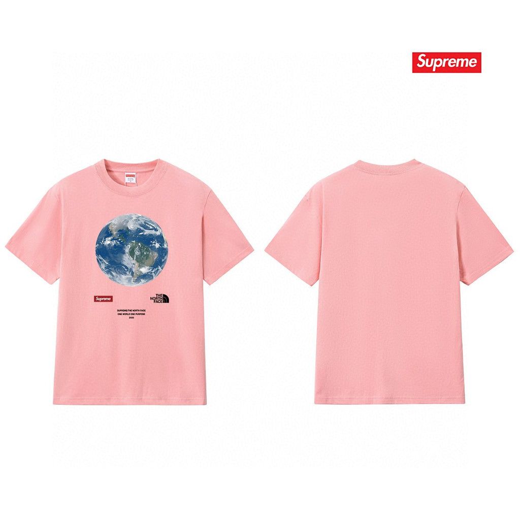 Supreme One World Earth Graphic T-Shirt