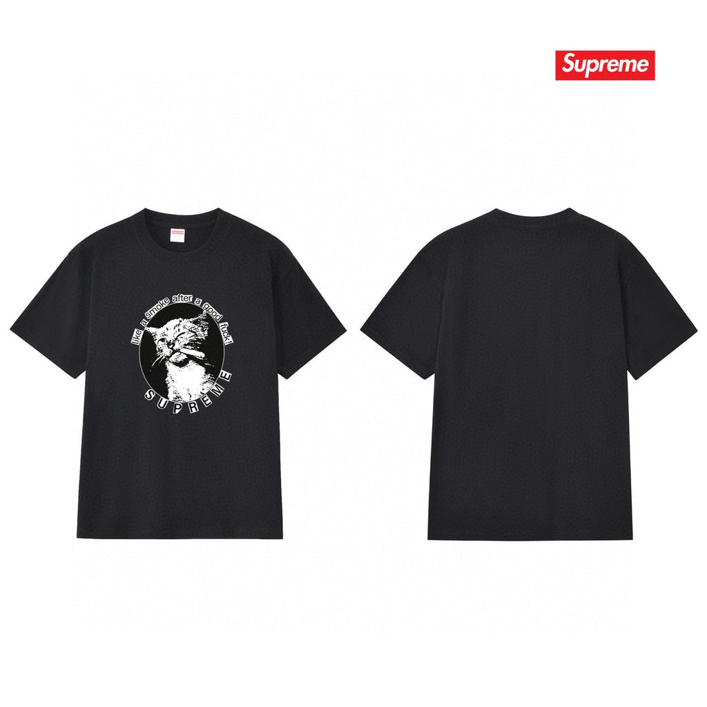 Supreme Cat Smoke Graphic T-Shirt