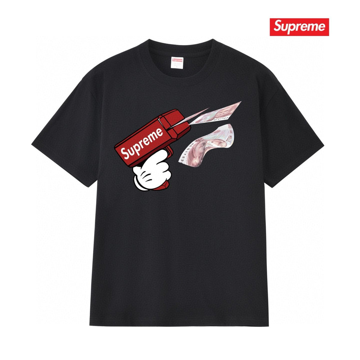 Supreme Kid Grigio Graphic Short-Sleeve T-Shirt