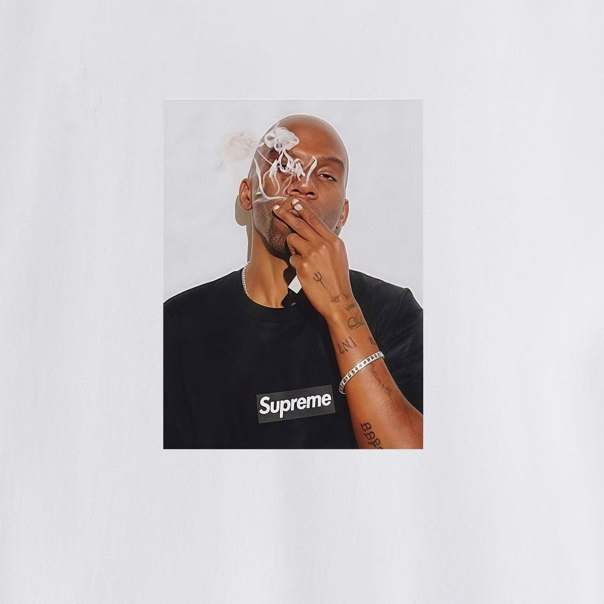 Supreme Dean Blunt Portrait Graphic T-Shirt