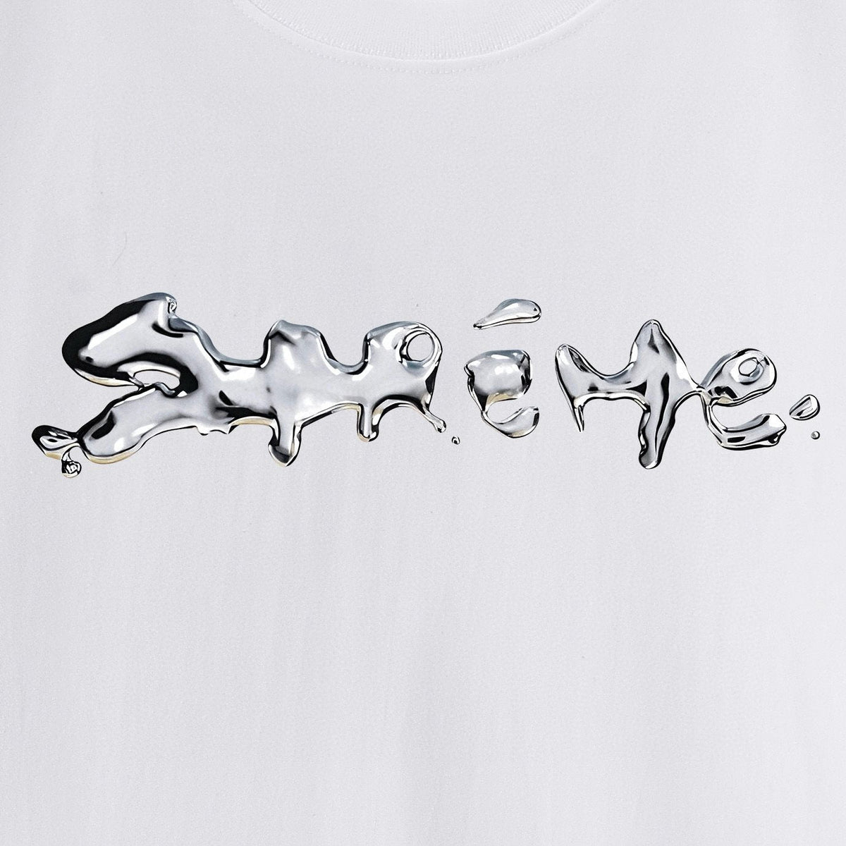 Supreme Chrome Wordmark Short-Sleeve T-Shirt