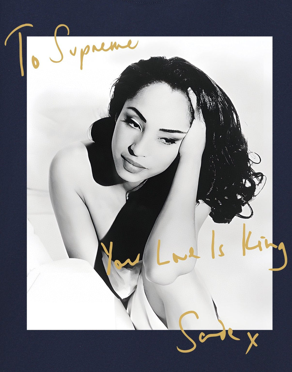 Supreme Sade Portrait Graphic T-Shirt
