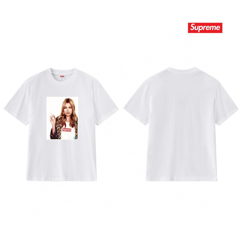 Supreme Kate Moss Portrait Graphic T-Shirt