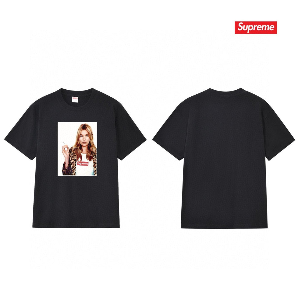 Supreme Kate Moss Portrait Graphic T-Shirt