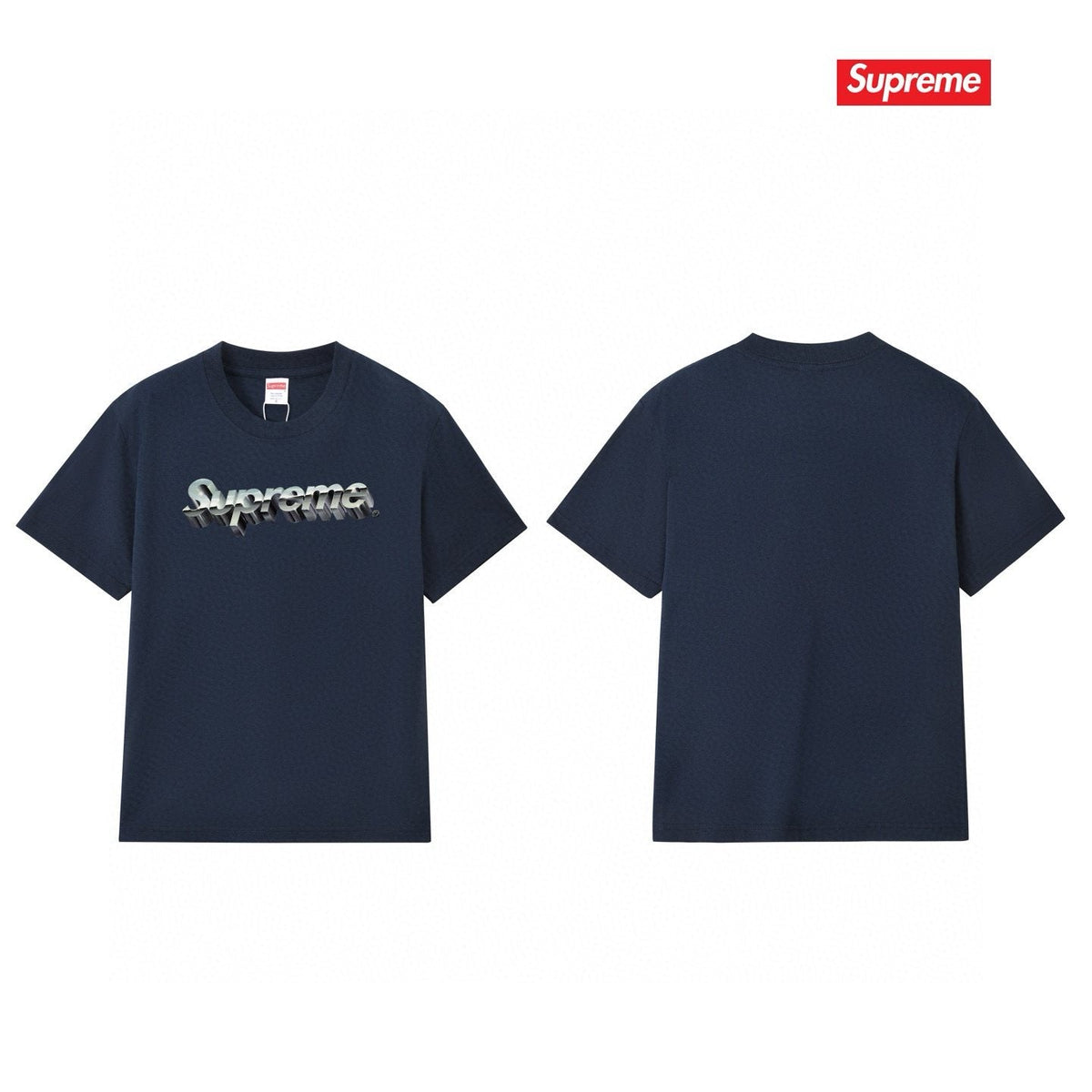 Supreme Metallic Wordmark Graphic T-Shirt