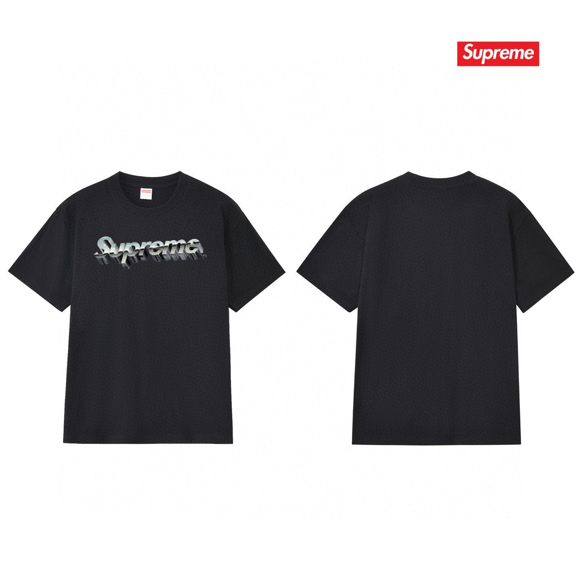 Supreme Metallic Wordmark Graphic T-Shirt