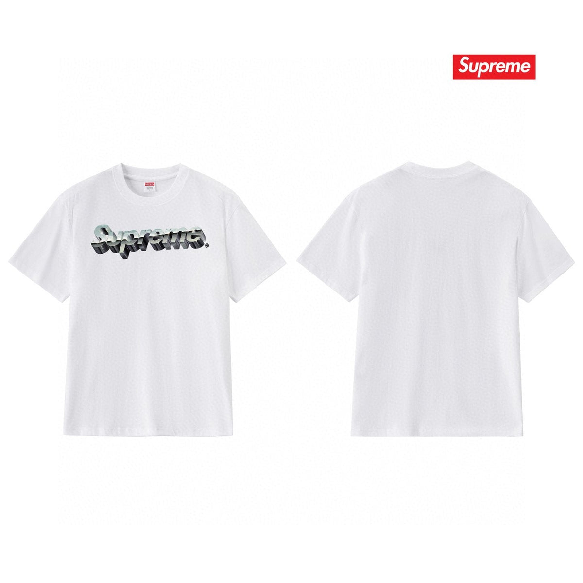 Supreme Metallic Wordmark Graphic T-Shirt