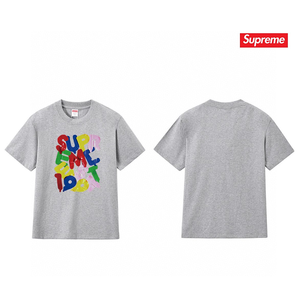 Supreme Colorful Letter Graphic T-Shirt