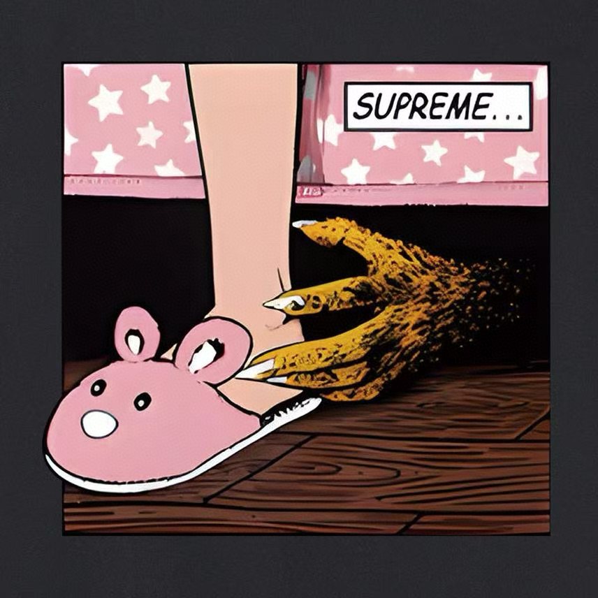 Supreme Comic Panel Graphic T-Shirt