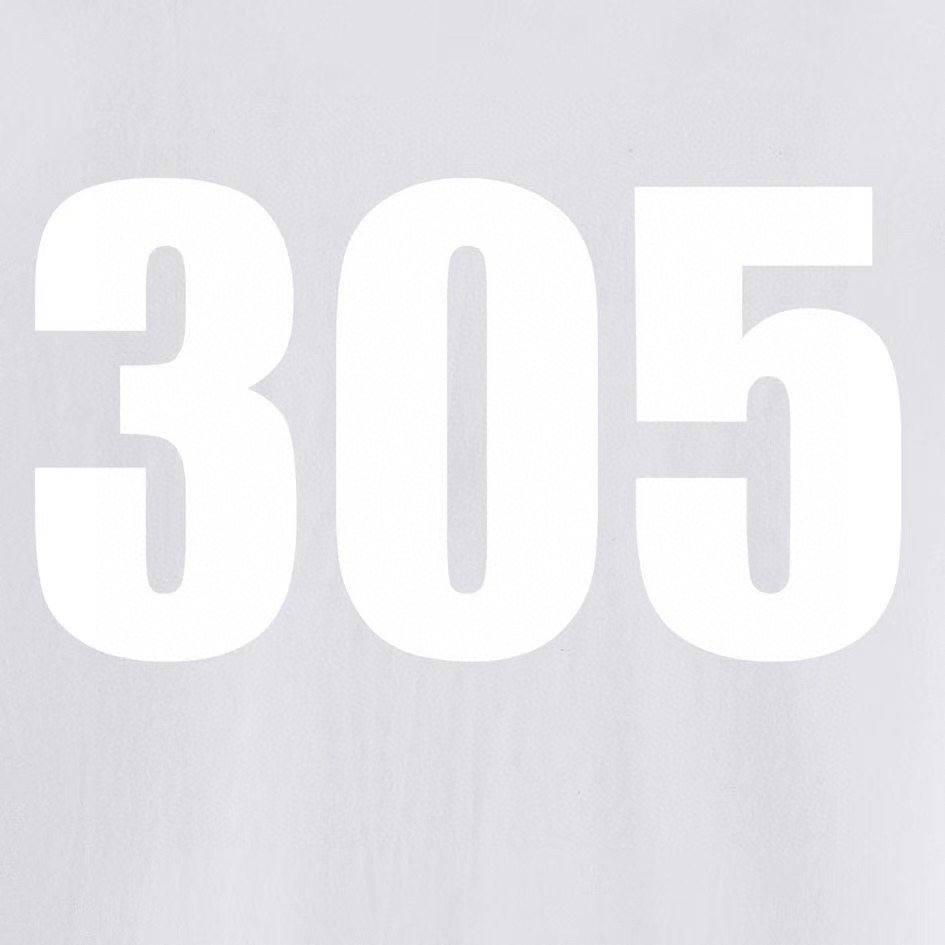 Supreme 305 Back Print Short-Sleeve T-Shirt