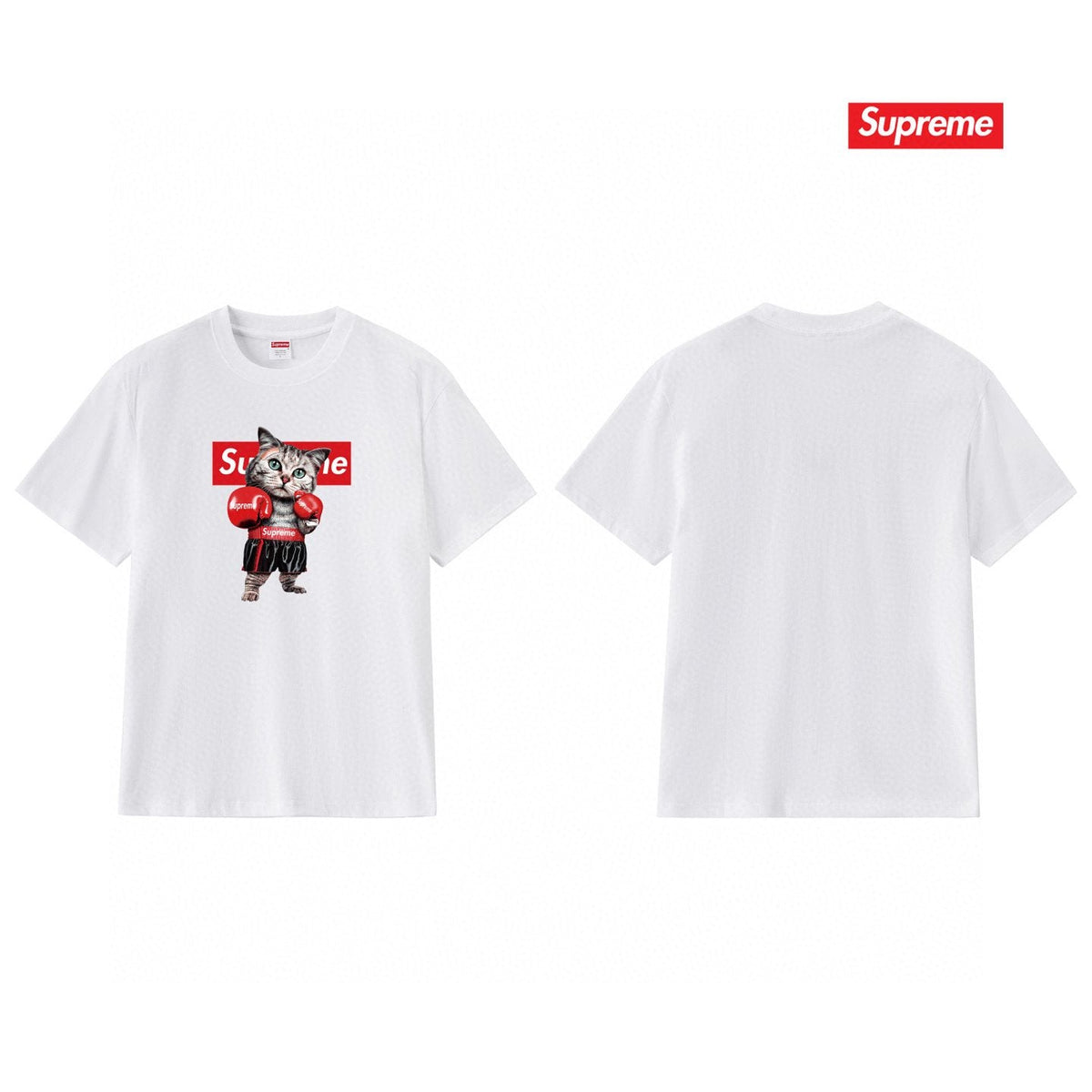 Supreme Boxing Cat Graphic T-Shirt