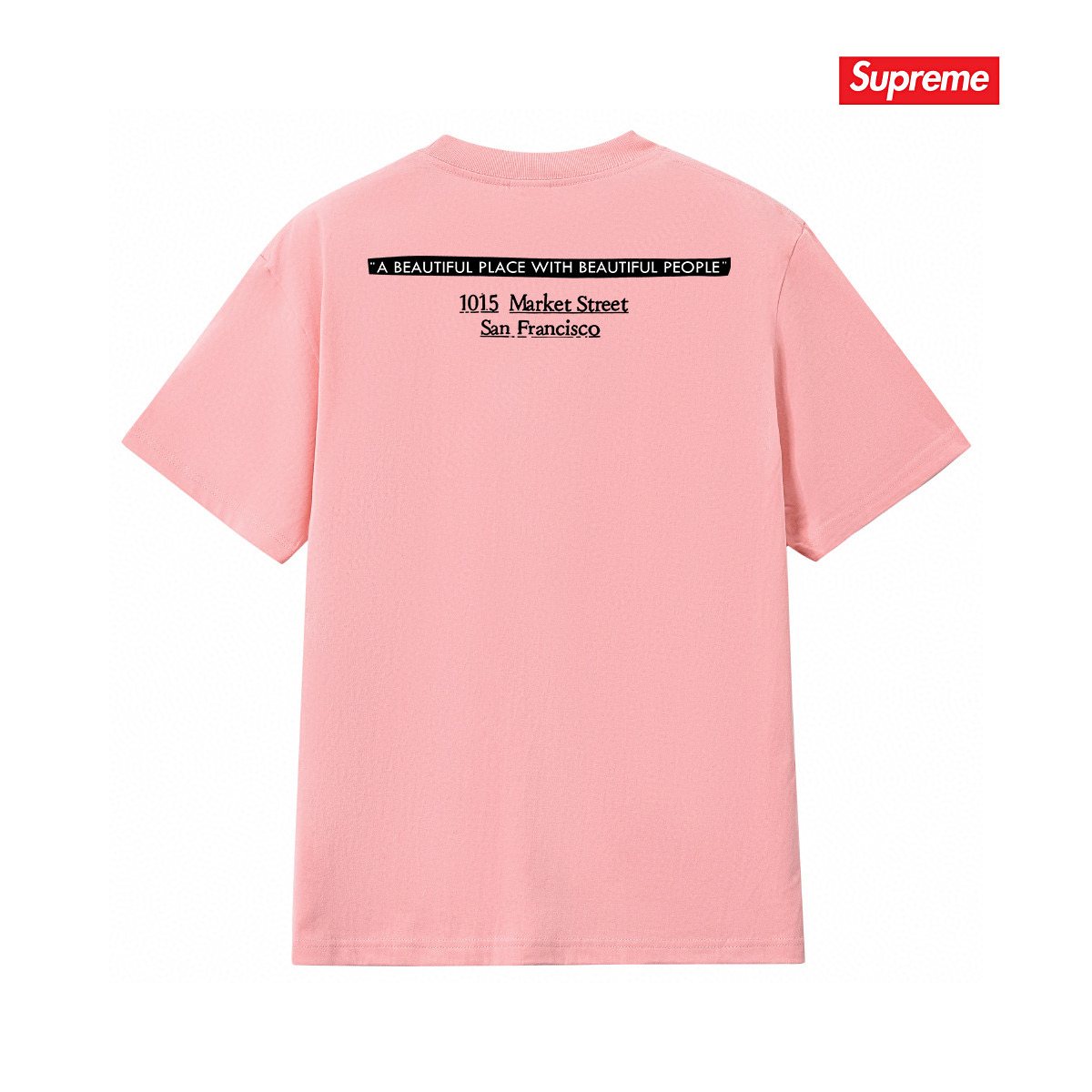 Supreme Address Graphic Short-Sleeve T-Shirt