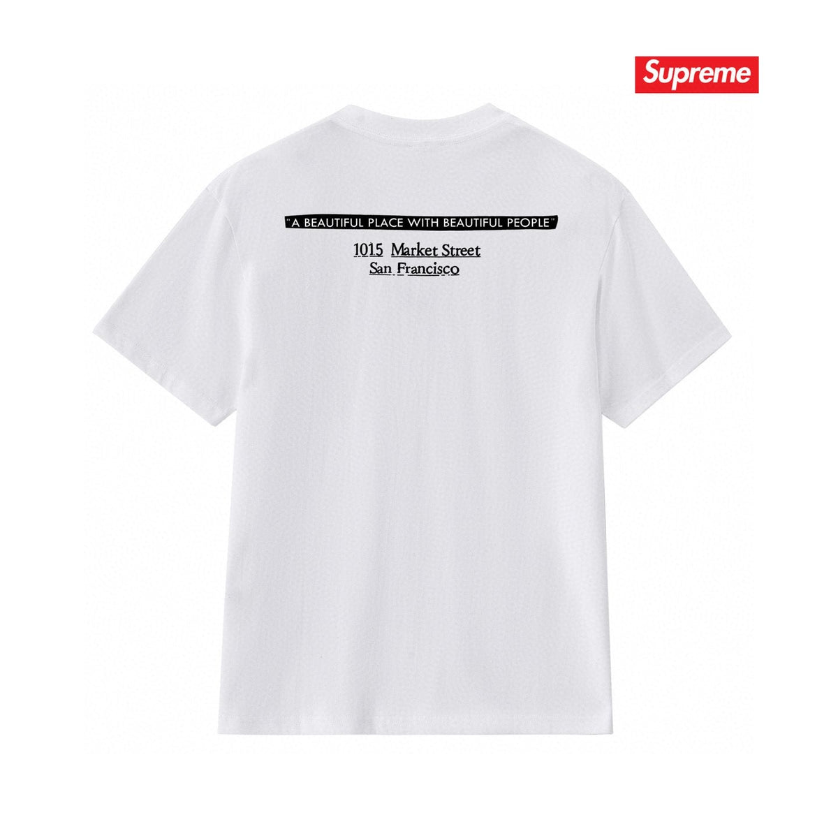 Supreme Address Graphic Short-Sleeve T-Shirt
