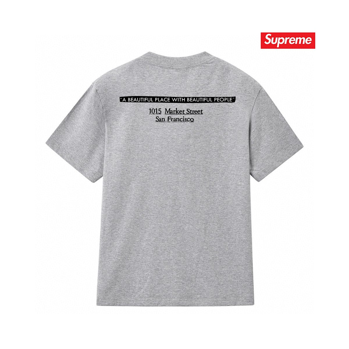 Supreme Address Graphic Short-Sleeve T-Shirt