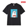 Supreme Cat Graphic Short-Sleeve T-Shirt