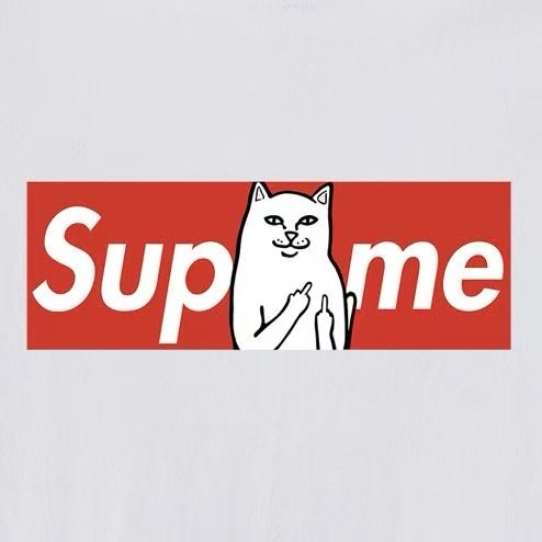 Supreme Cat Graphic Short-Sleeve T-Shirt