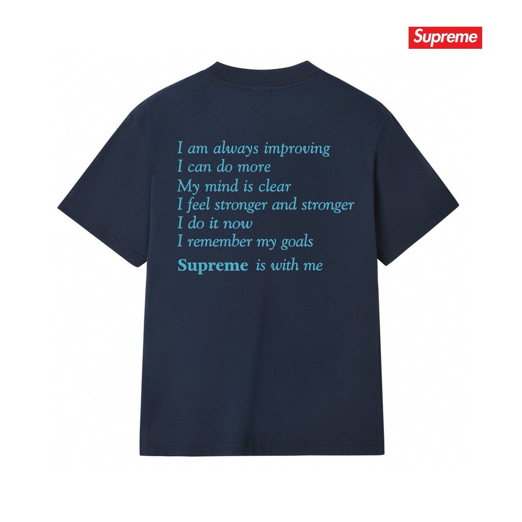 Supreme StayPositive Affirmation Graphic T-Shirt