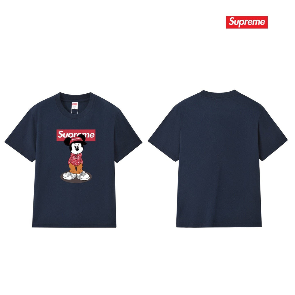 Supreme Mickey-Style Character Graphic T-Shirt