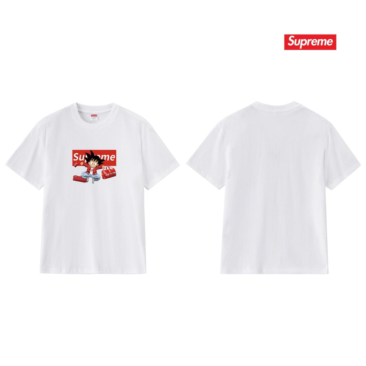 Supreme Anime Graphic Short-Sleeve T-Shirt