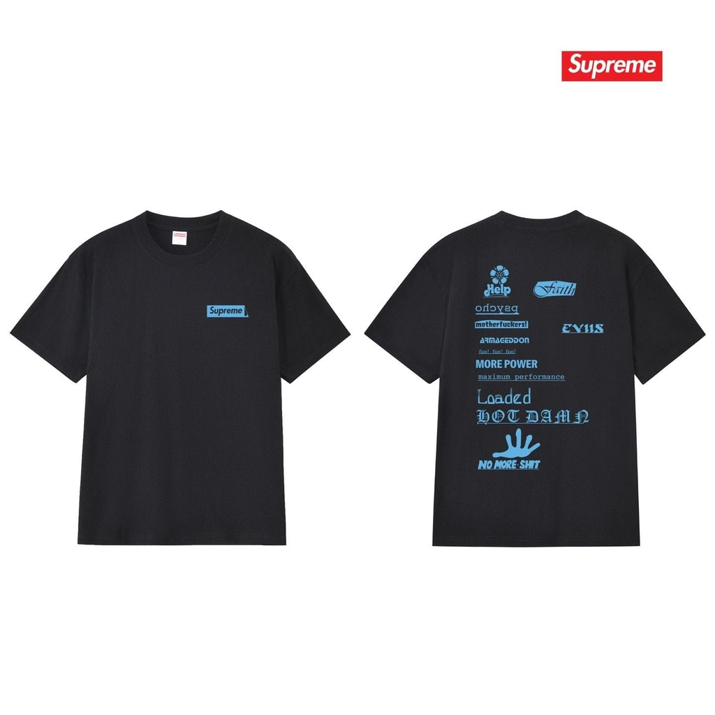 Supreme Multi-Logo Back Graphic T-Shirt
