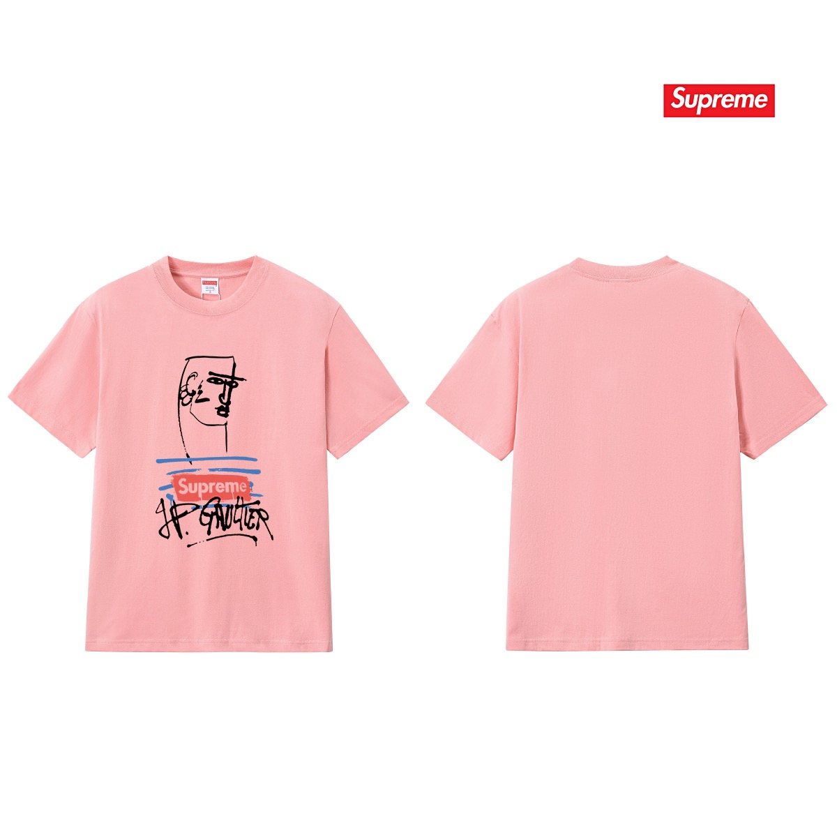 Supreme Front Graphic Short-Sleeve T-Shirt