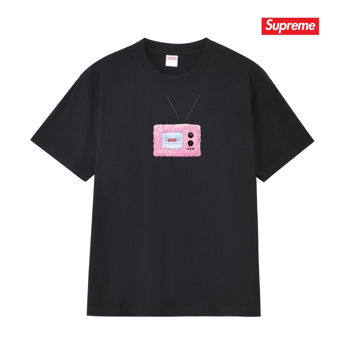 Supreme Pink TV Graphic T-Shirt