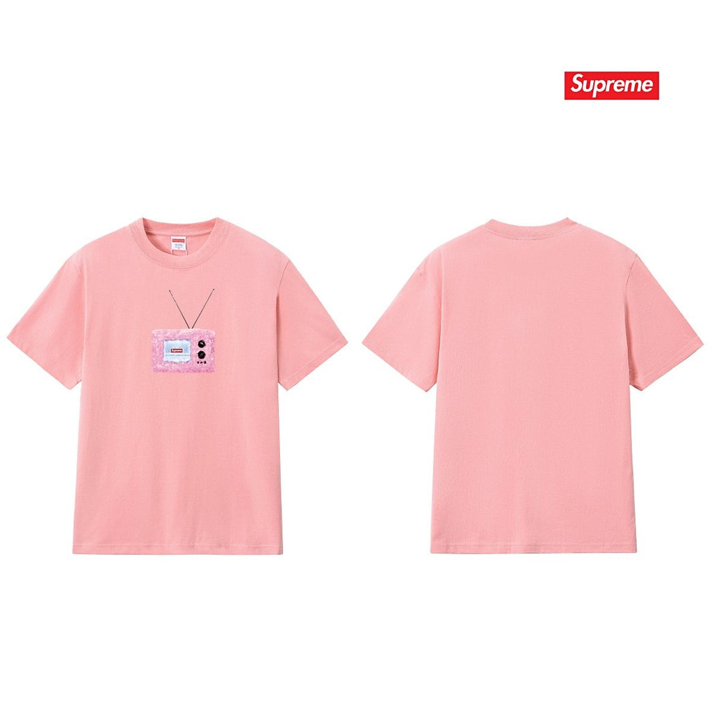 Supreme Pink TV Graphic T-Shirt