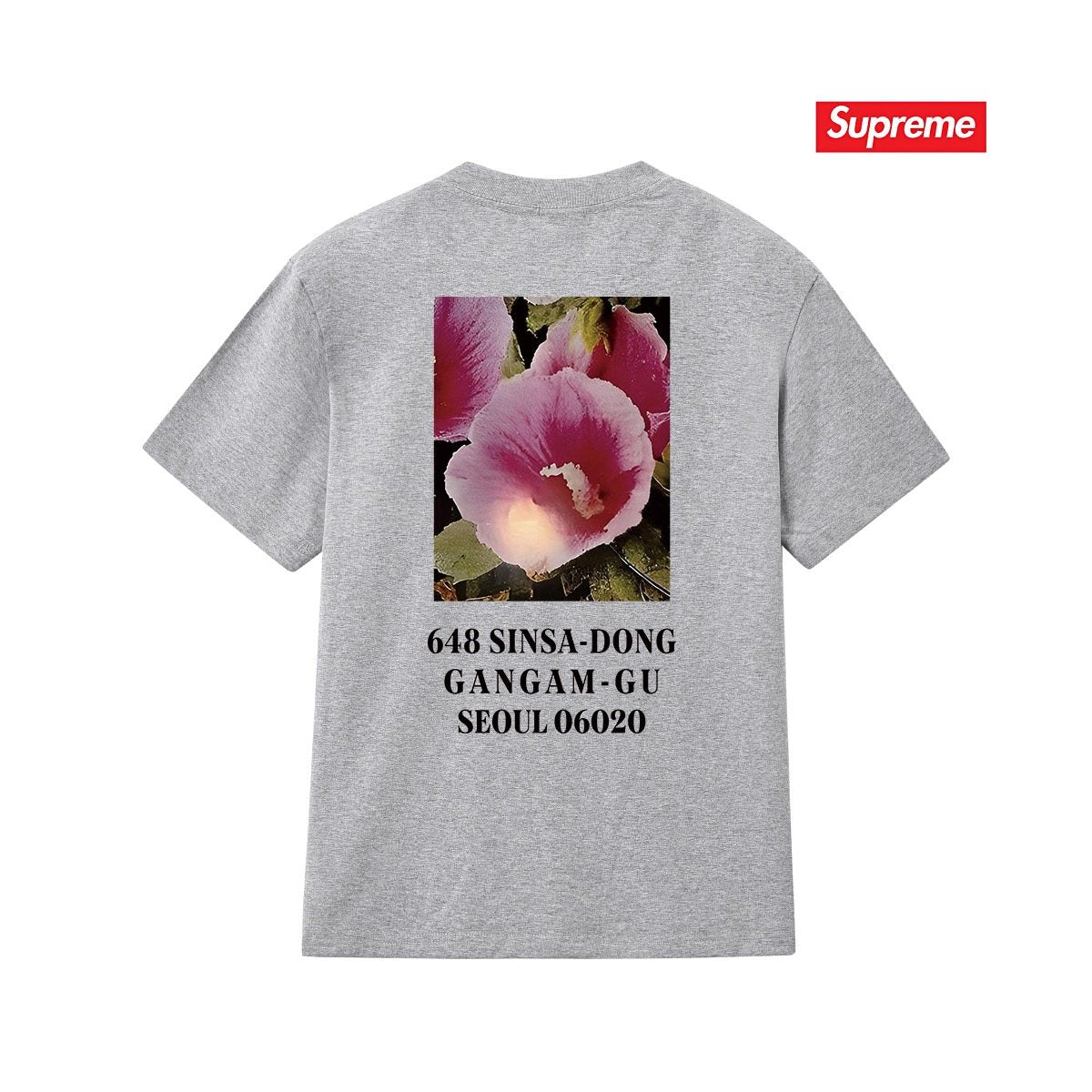 Supreme Flower Address Graphic T-Shirt