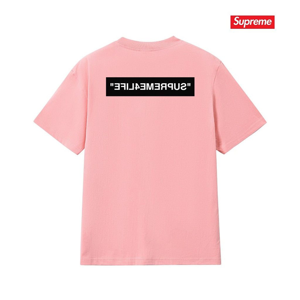 Supreme Front Chest and Back Graphic T-Shirt