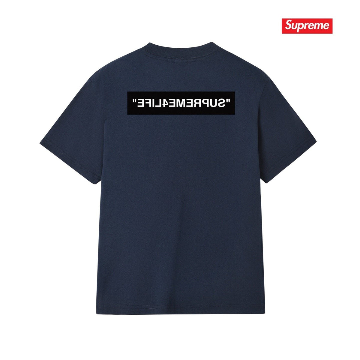 Supreme Front Chest and Back Graphic T-Shirt