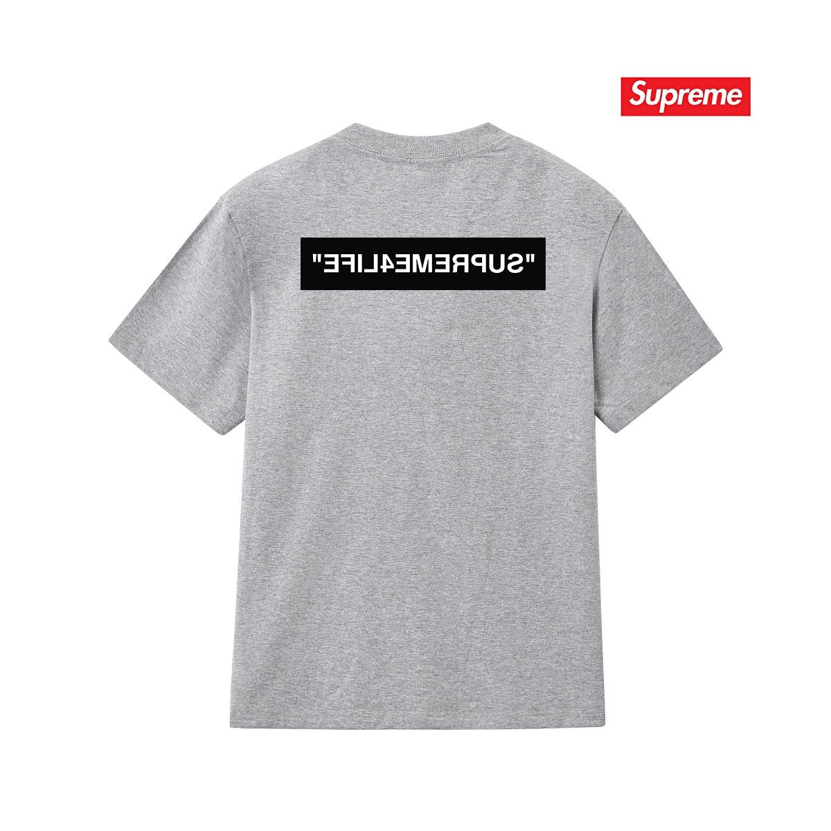 Supreme Front Chest and Back Graphic T-Shirt