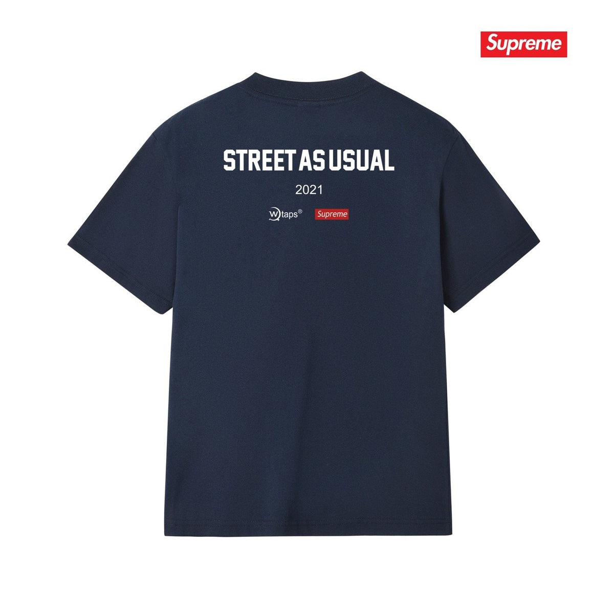 Supreme SIC'EM Street As Usual Graphic T-Shirt
