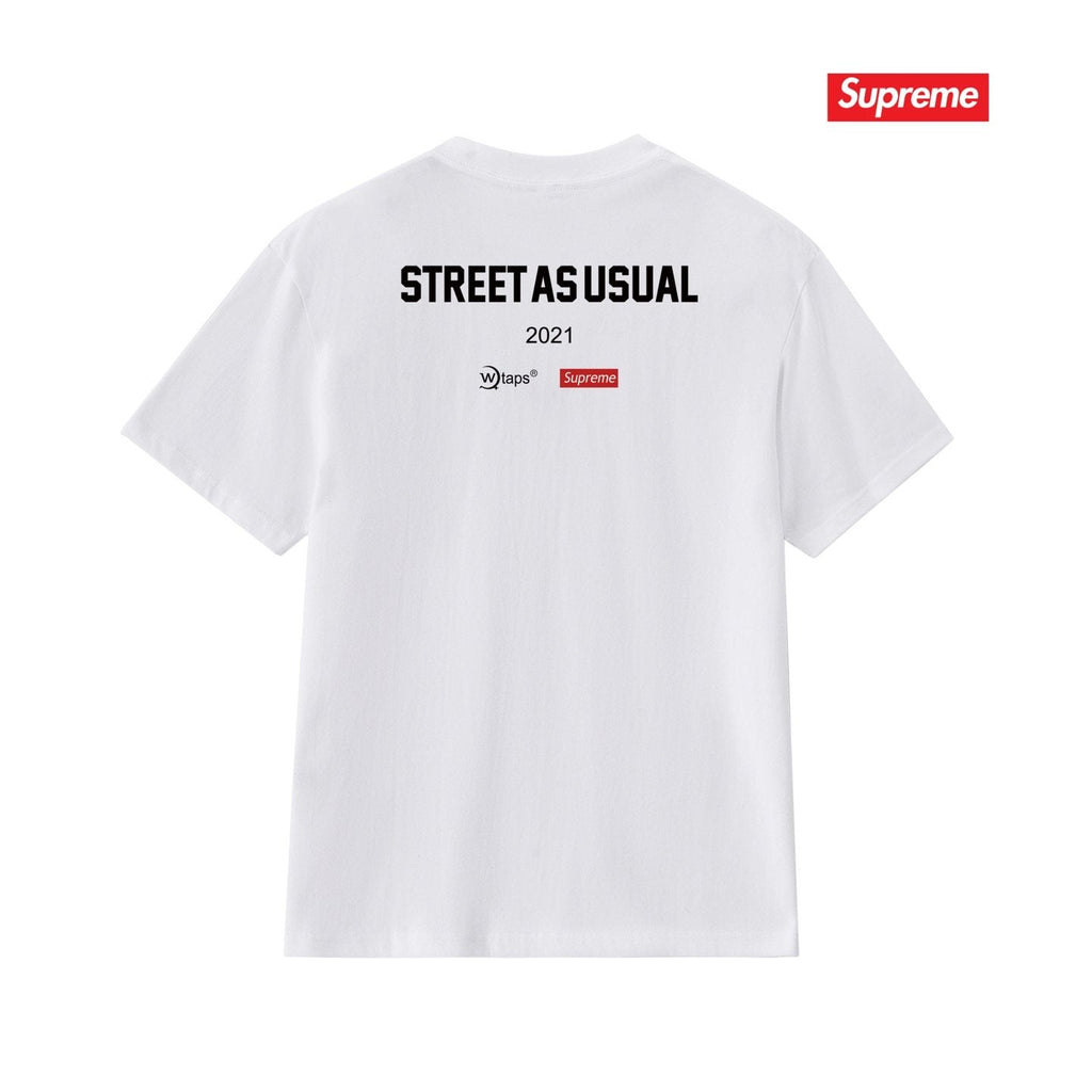 Supreme SIC'EM Street As Usual Graphic T-Shirt