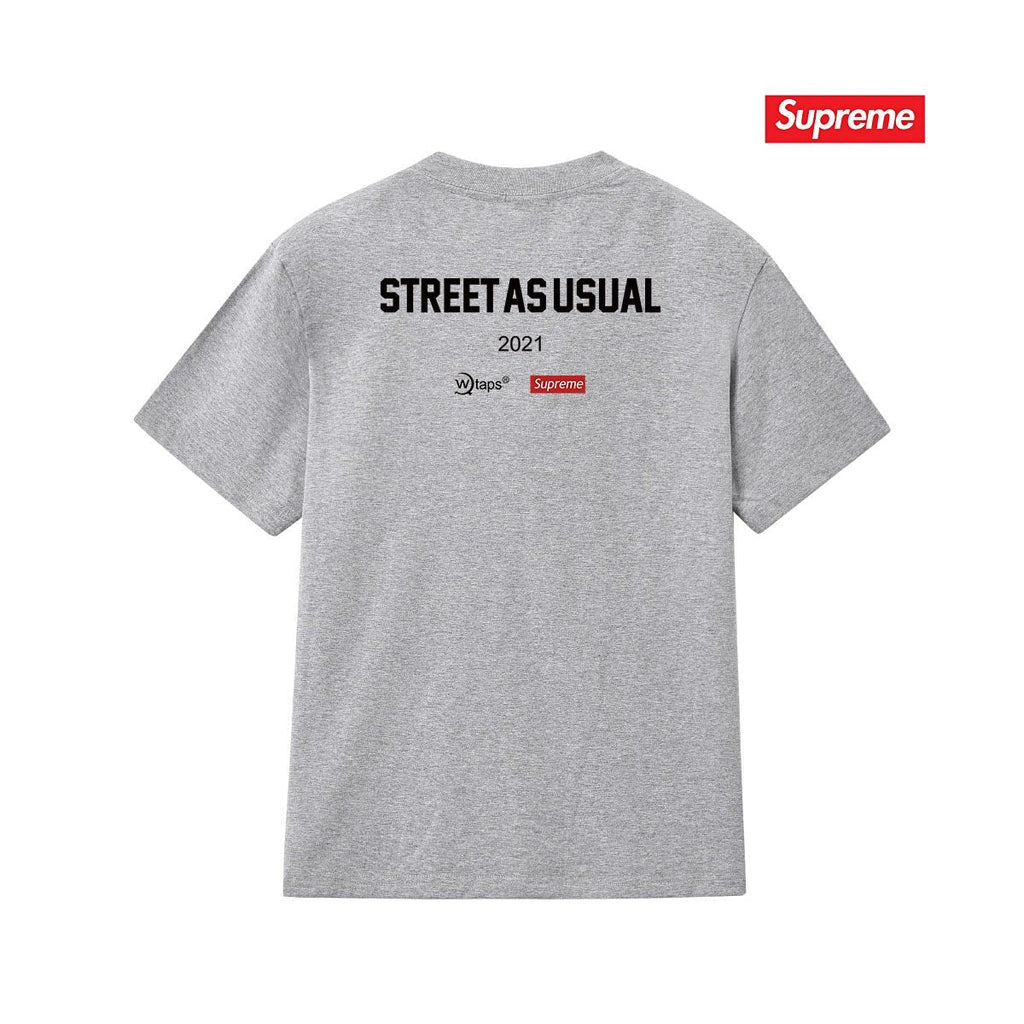 Supreme SIC'EM Street As Usual Graphic T-Shirt