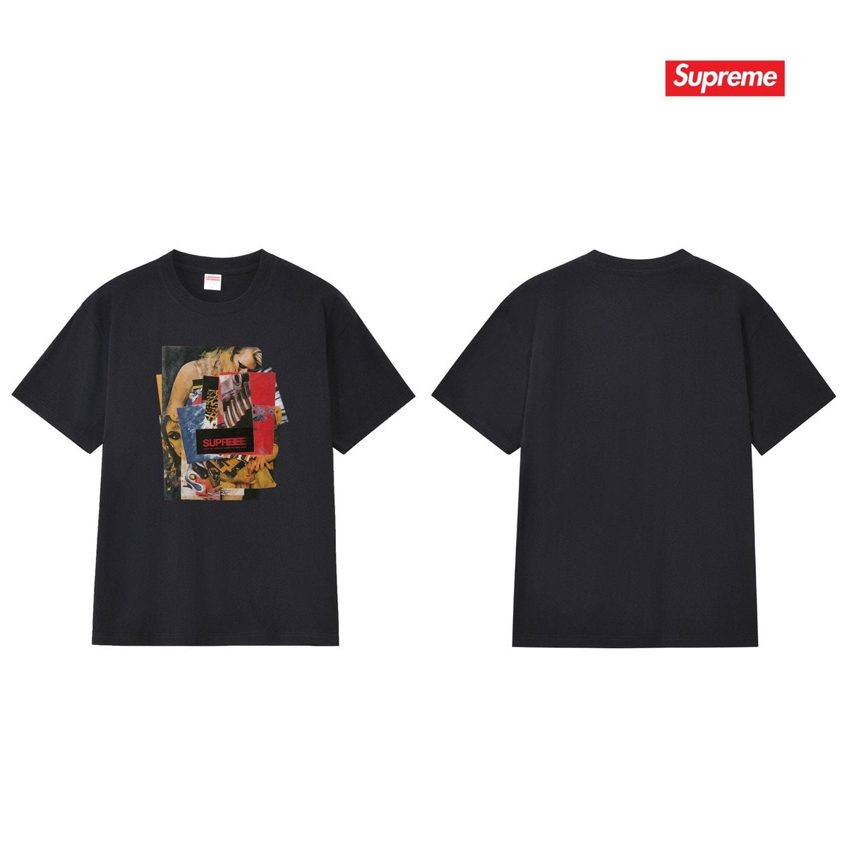 Supreme Collage Graphic Short-Sleeve T-Shirt