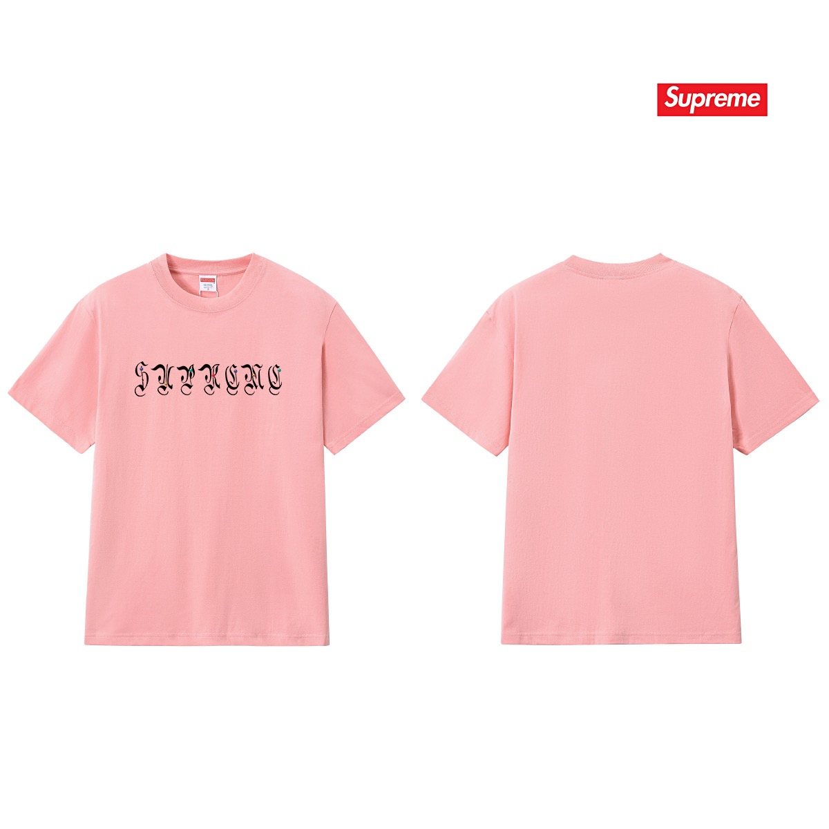 Supreme Gothic Wordmark Short-Sleeve T-Shirt