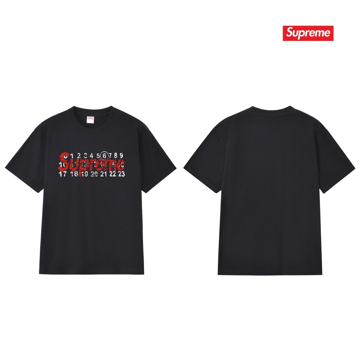 Supreme Number Graphic Short-Sleeve T-Shirt