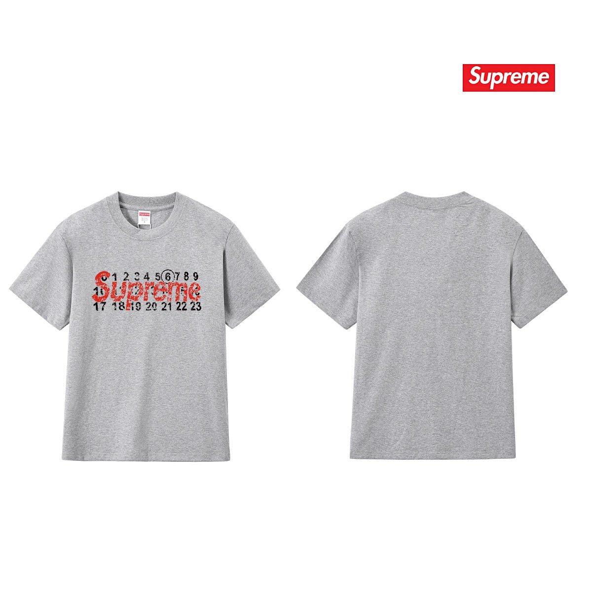 Supreme Number Graphic Short-Sleeve T-Shirt
