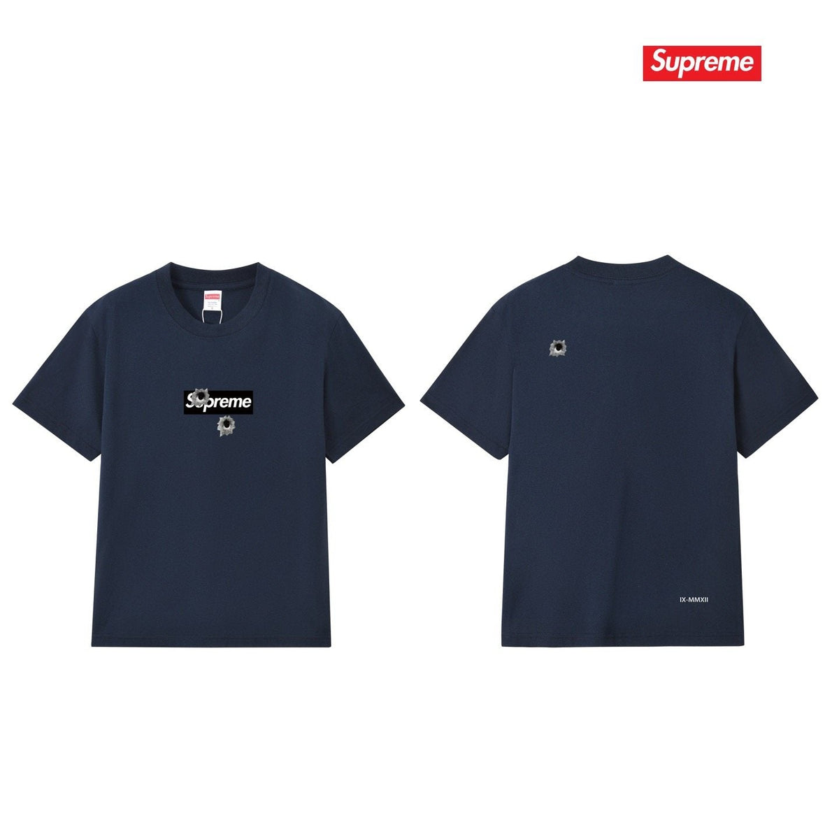 Supreme Bullet Hole Graphic T-Shirt