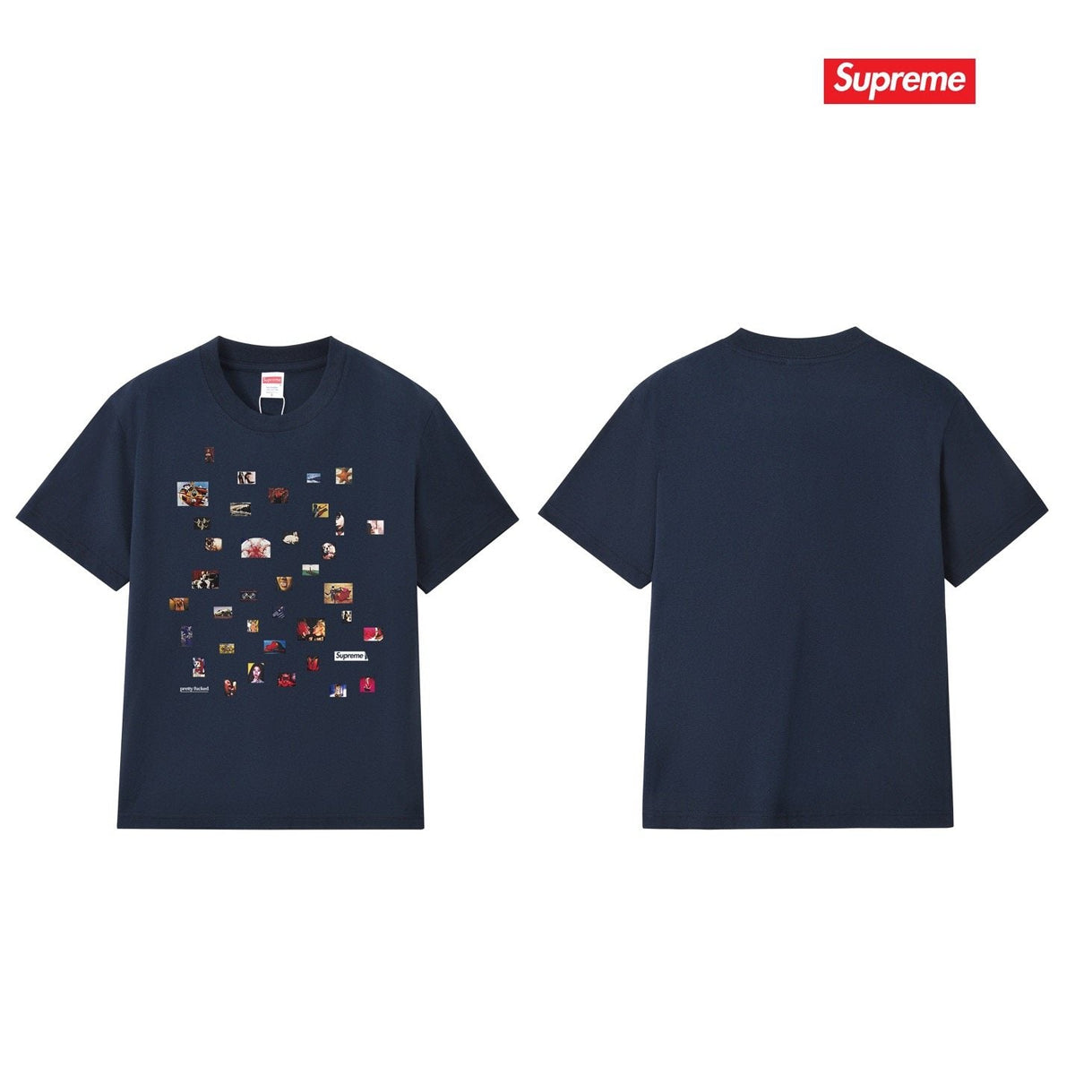 Supreme Photo Collage Graphic T-Shirt