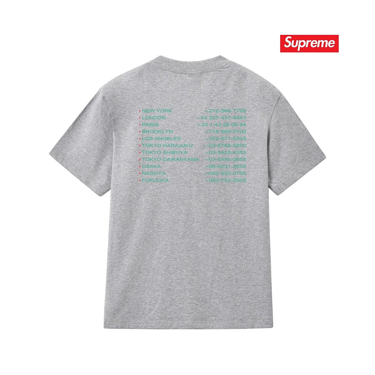 Supreme Front and Back Graphic T-Shirt