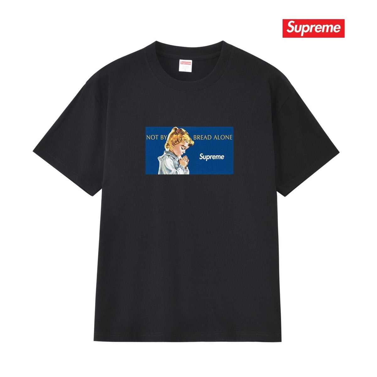 Supreme Blue Rectangle Graphic T-Shirt