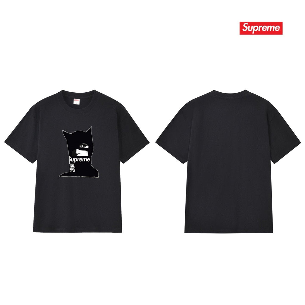Supreme Cat Graphic Short-Sleeve T-Shirt